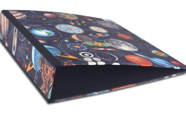 Preview: Pretty folder manufactured in Germany, extra stable with linen edges